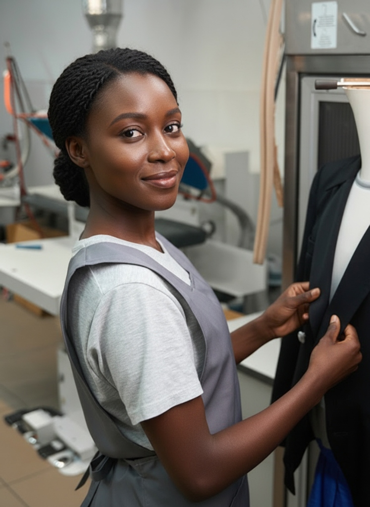 Garment inspection in Kingston facility